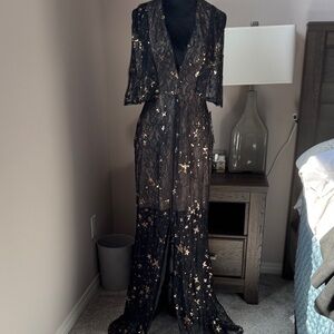 BCBGMaxAzria Black Lace Dress New with Tag ($498)